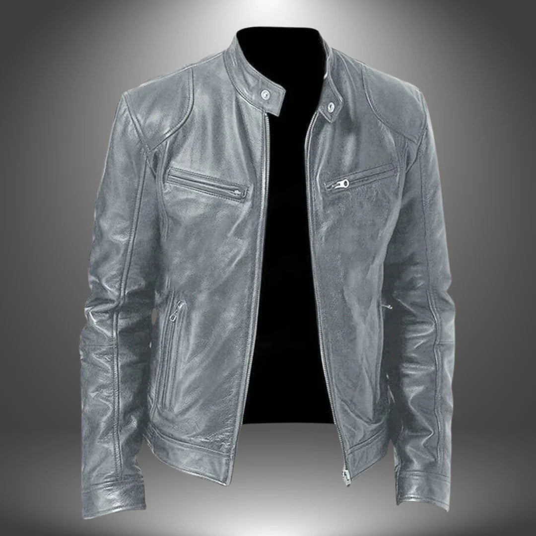 James | Chaqueta de Cuero Artesanal para Hombre
