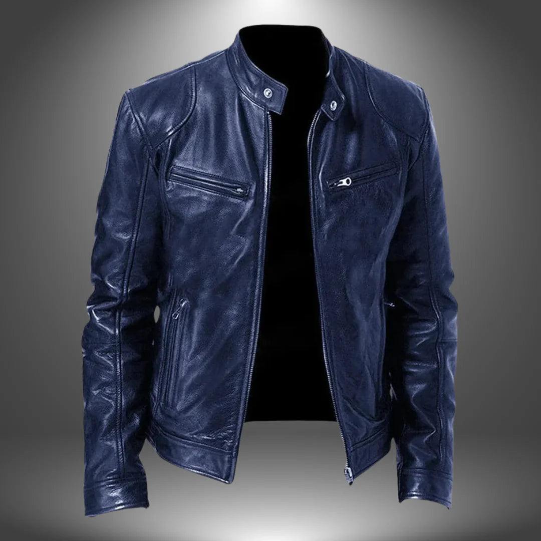 James | Chaqueta de Cuero Artesanal para Hombre