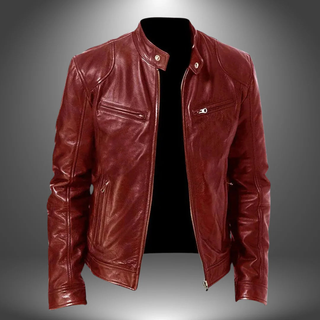 James | Chaqueta de Cuero Artesanal para Hombre