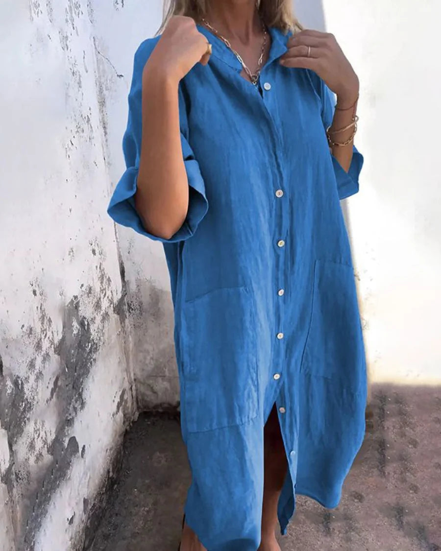 Pack de 4 Vestidos Camiseros Casual de Estilo Ibiza | Valerina™