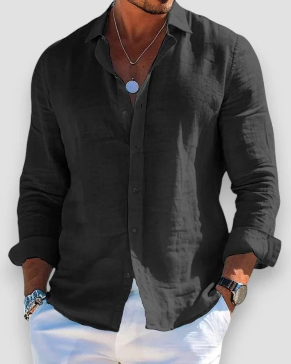 Pack de 4 camisas casuales para hombre - Faloni
