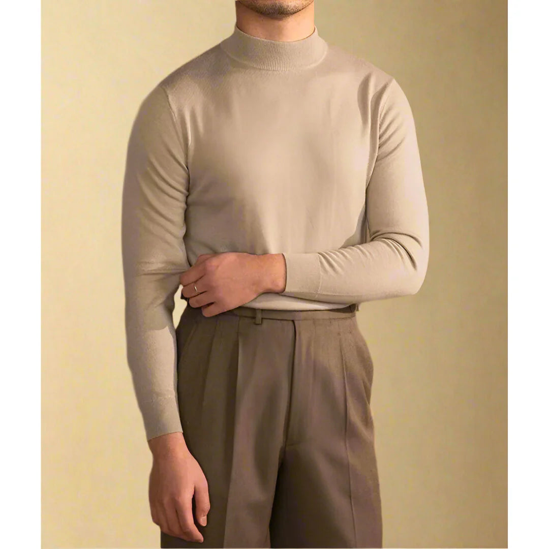 PIERO COSTA™ | Jersey de cuello alto de cachemira