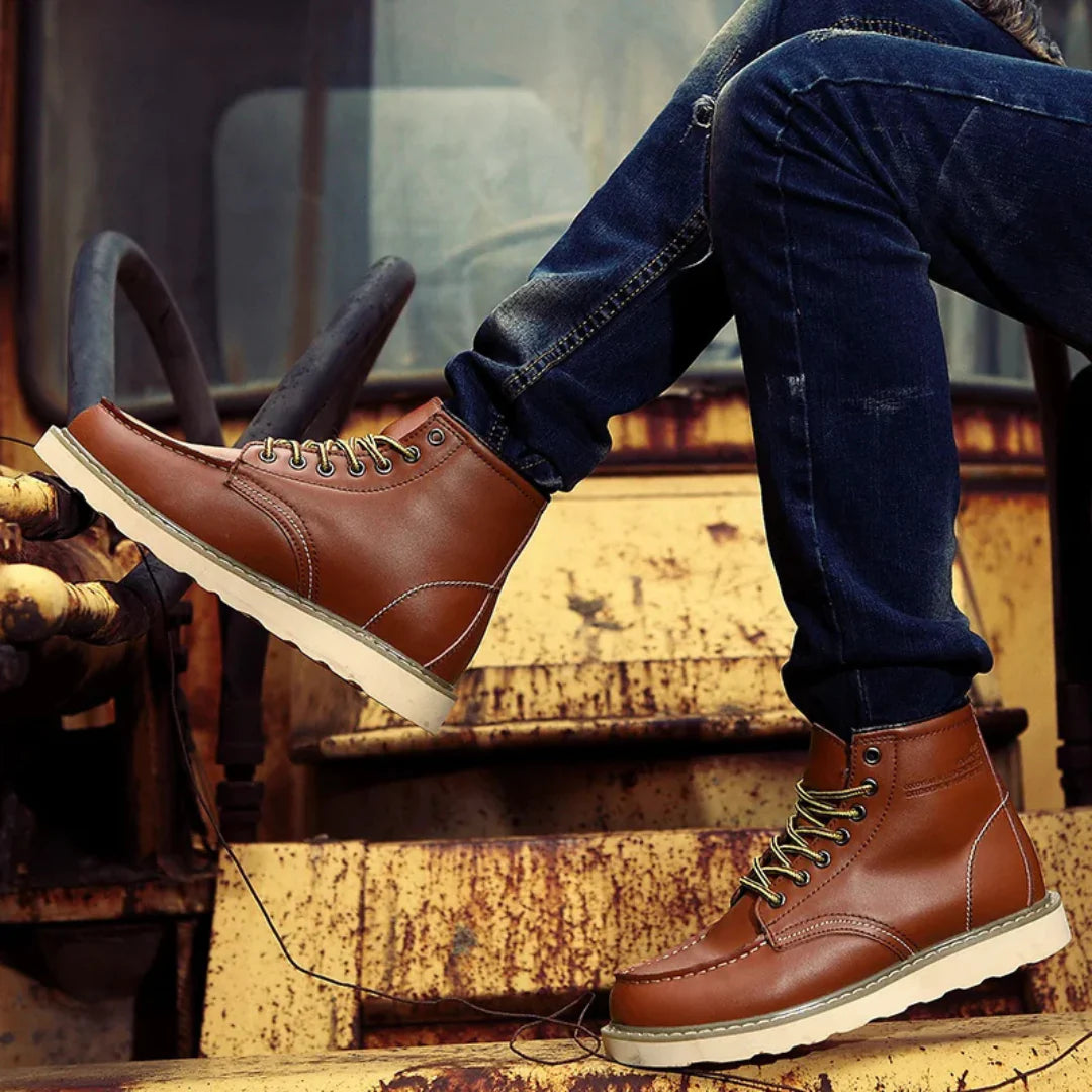 Archie™ | Botas de piel vintage