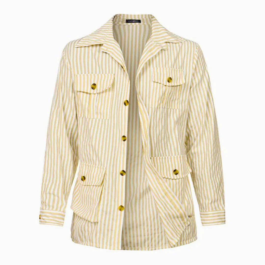 Claudio - Chaqueta con cinturón para hombre