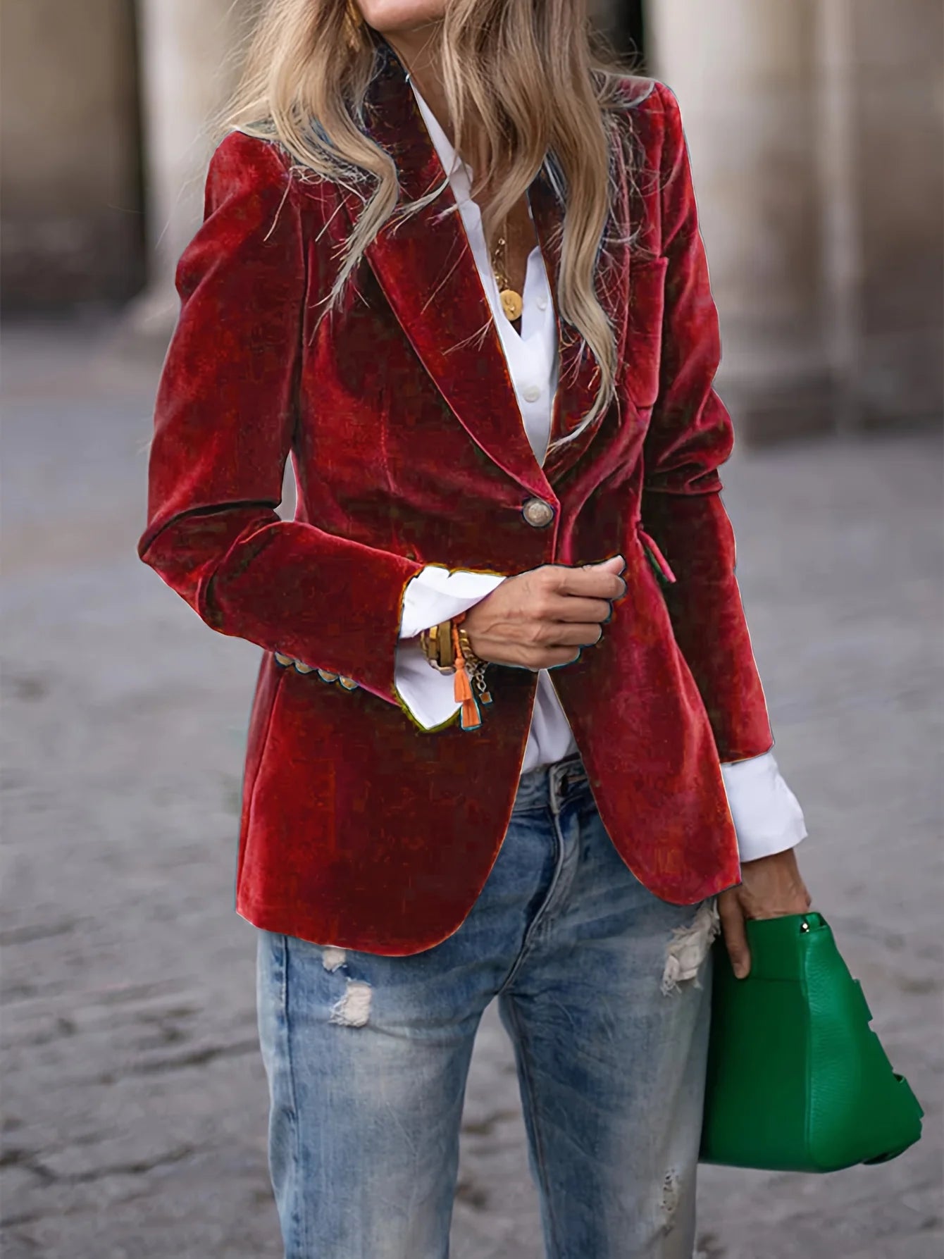 Veronica | Elegante Blazer Retro