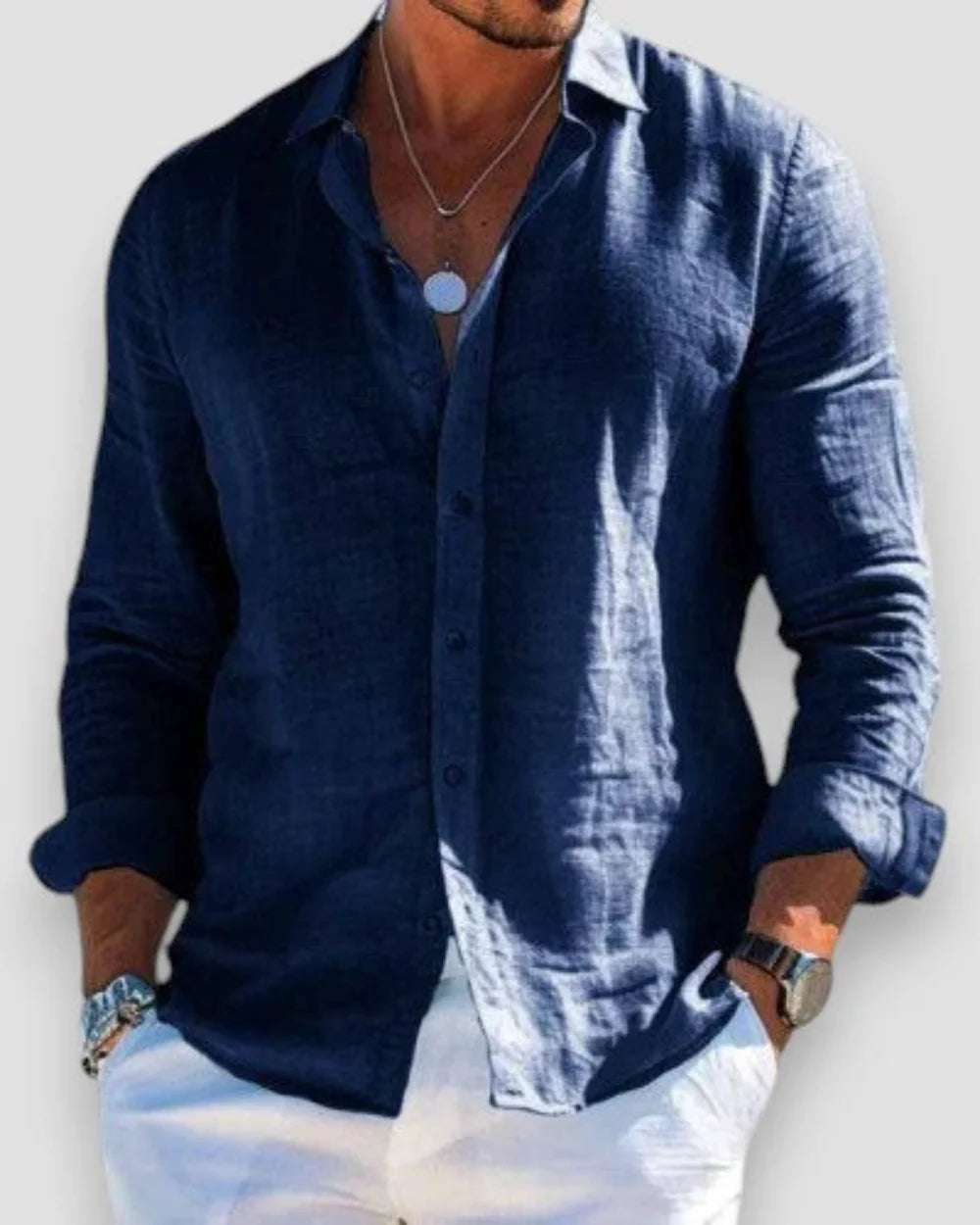 Pack de 4 camisas casuales para hombre - Faloni