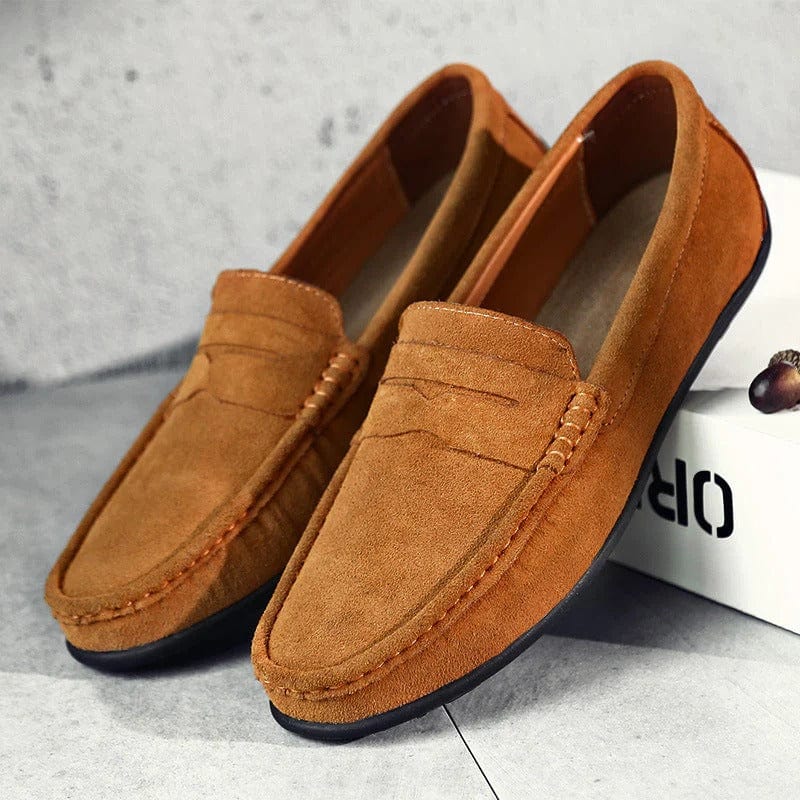 Enzo Milano™ - Mocasines de ante para hombre
