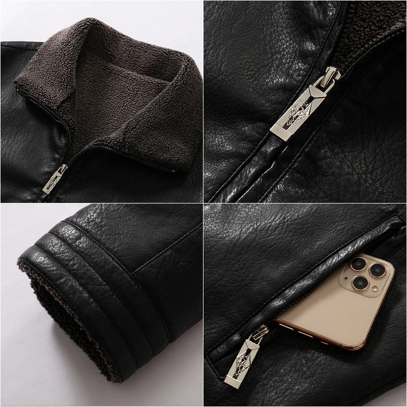 Flavio™ Chaqueta de Cuero