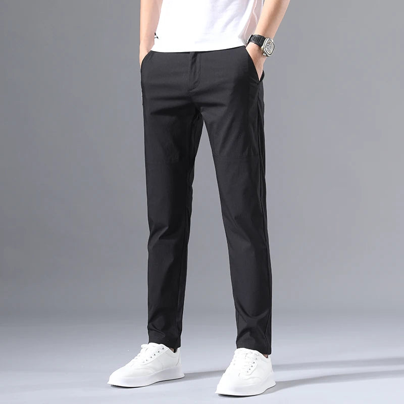 Eden - Pantalón chino clásico para hombre