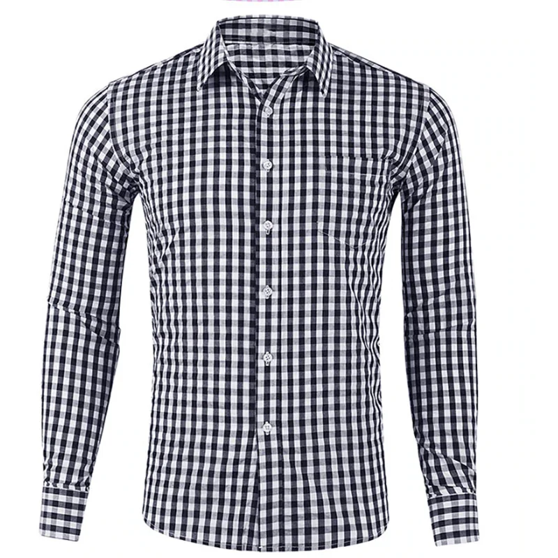 Joaquín - Camisa Casual de Hombre a Cuadros