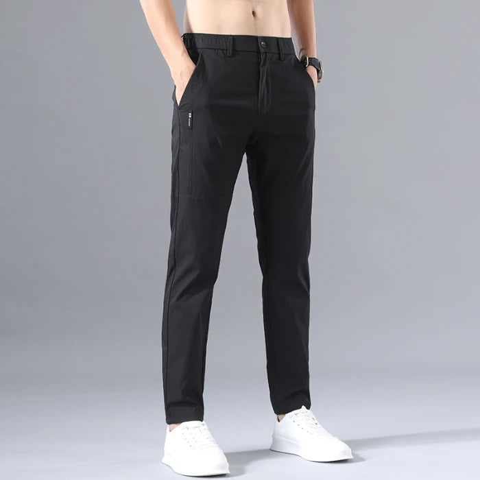 Eden - Pantalón chino clásico para hombre