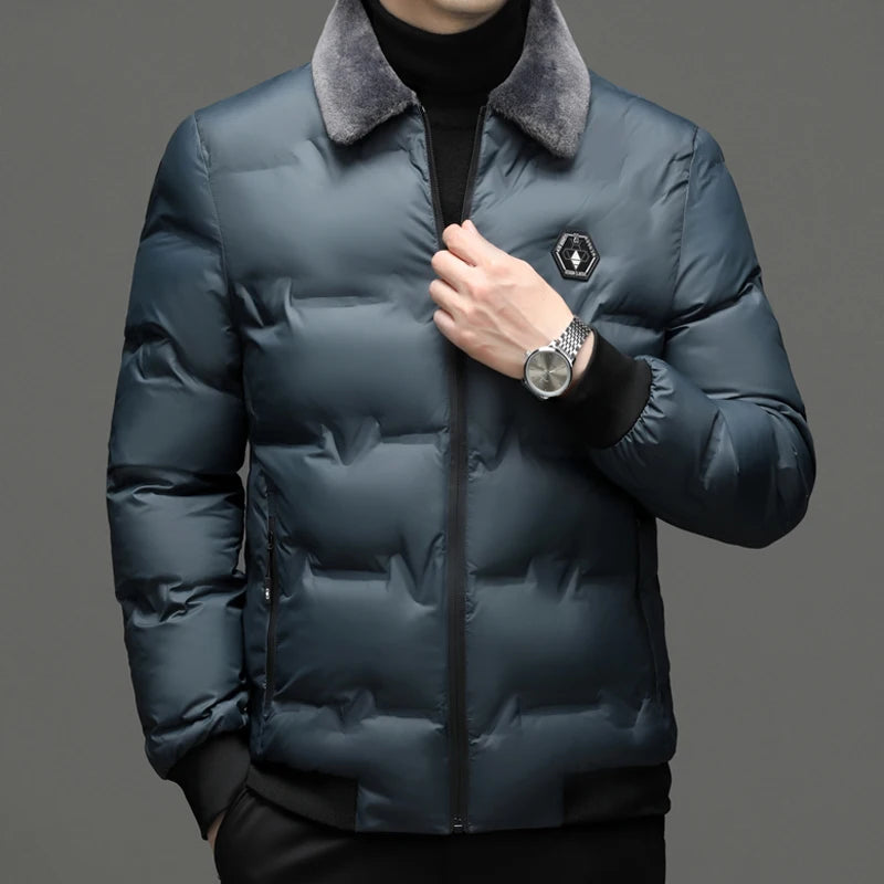 The Windsor | Puffer Jacket with Fur Collar