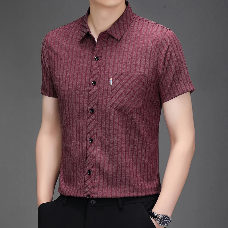 Pablo - Camisa casual de manga corta para hombre