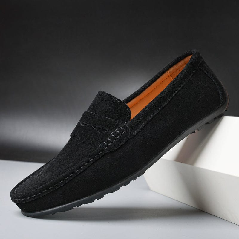 Enzo Milano™ - Mocasines de ante para hombre