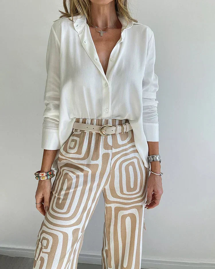 Alejandra™ Pantalones (Blusa Gratis)