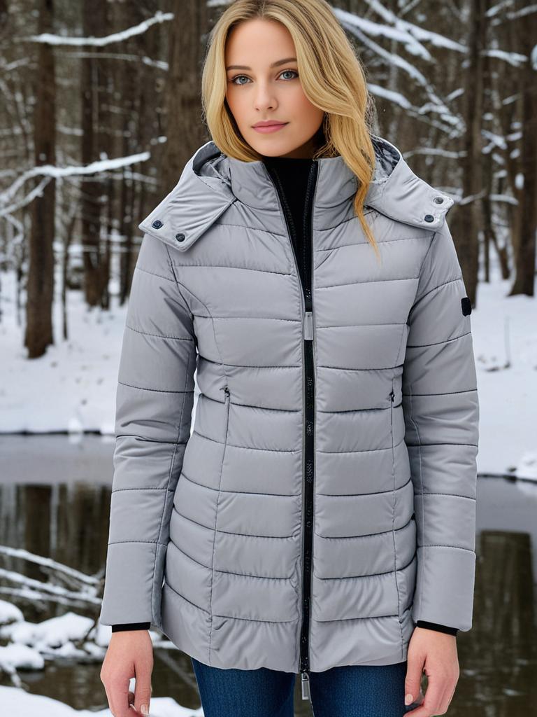 Mathilde - Warme & Gewatteerde Dames Winterjas
