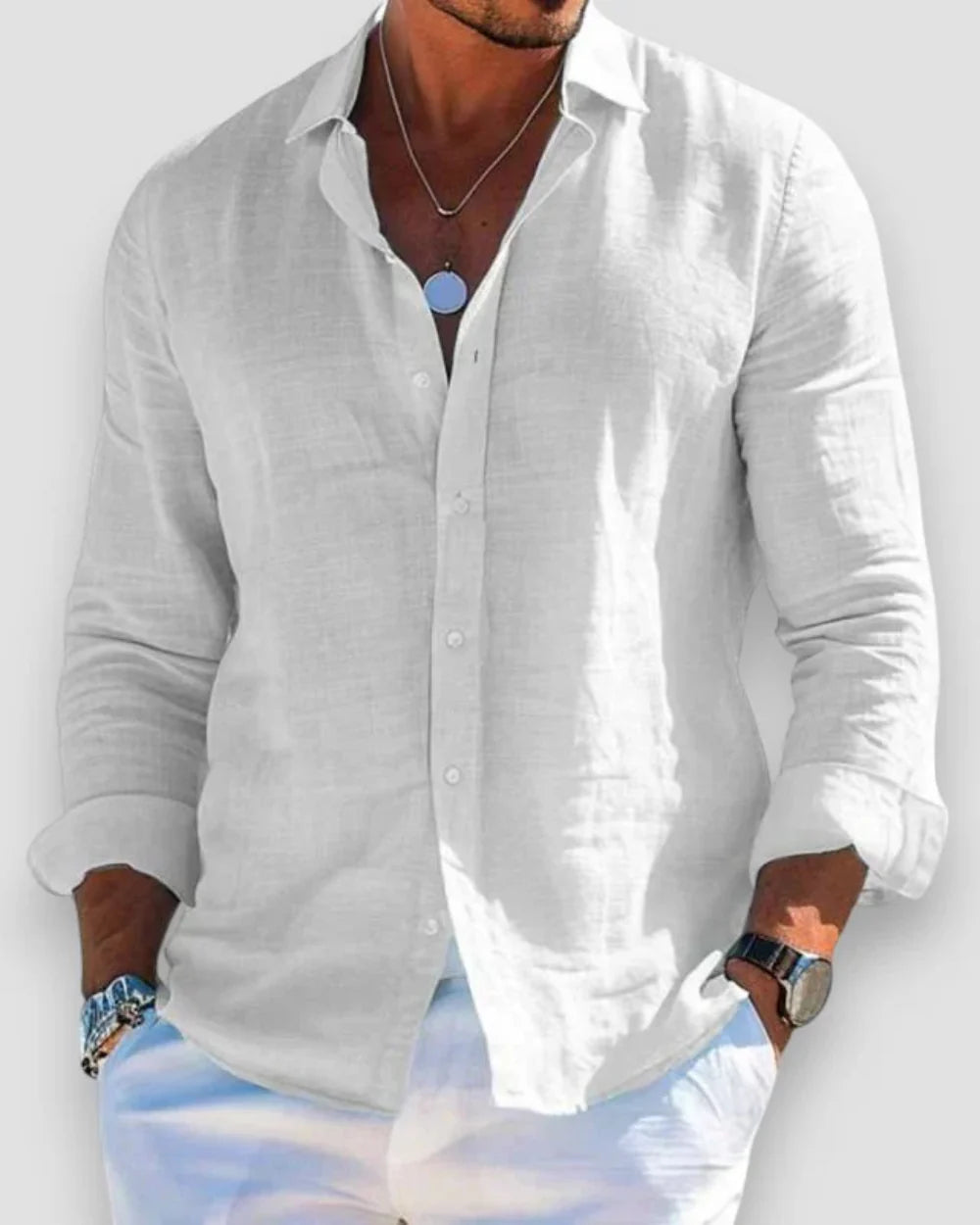 Pack de 4 camisas casuales para hombre - Faloni
