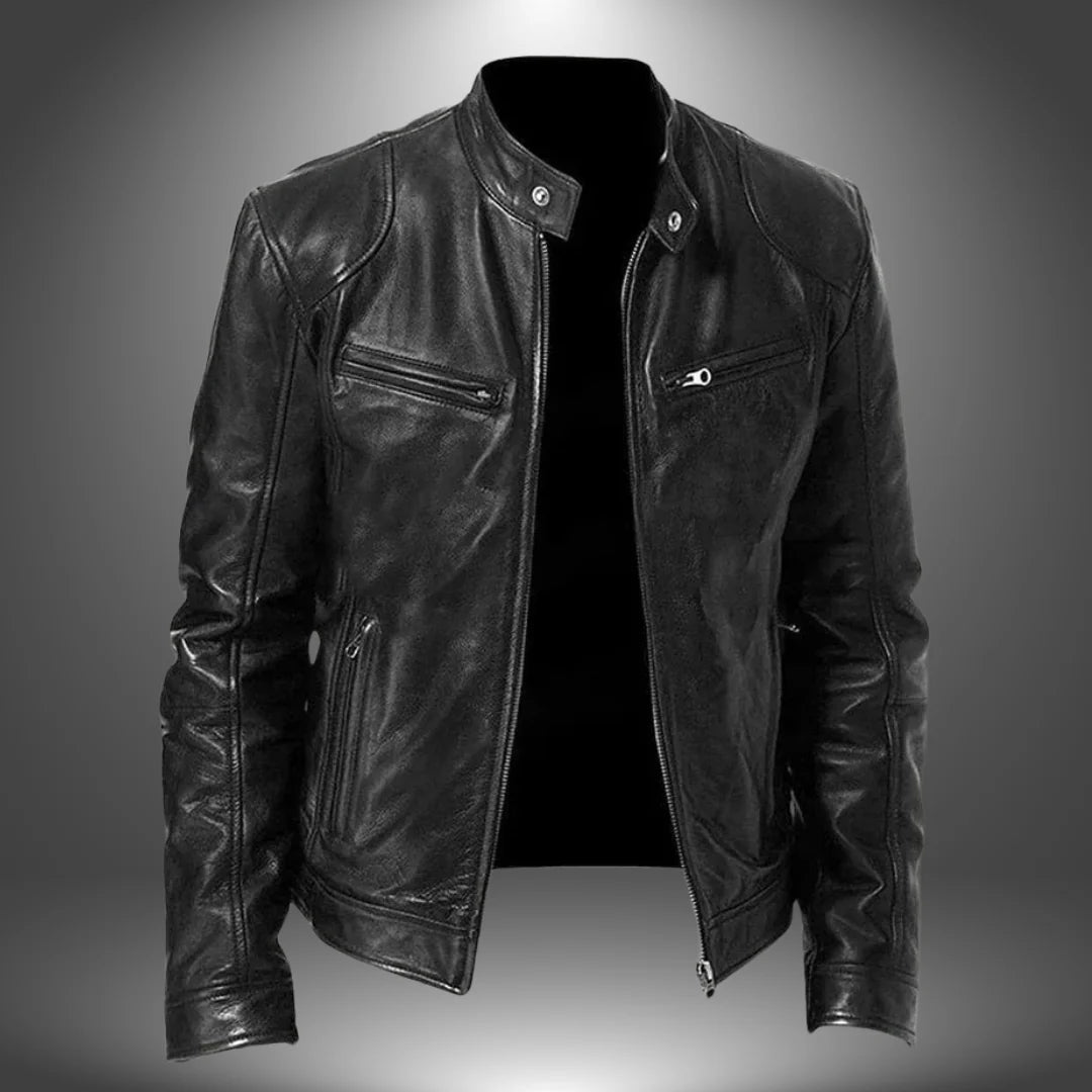 James | Chaqueta de Cuero Artesanal para Hombre