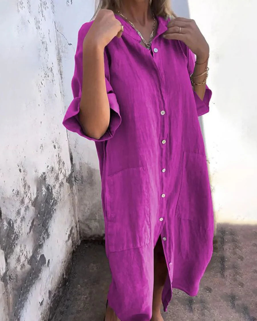 Pack de 4 Vestidos Camiseros Casual de Estilo Ibiza | Valerina™