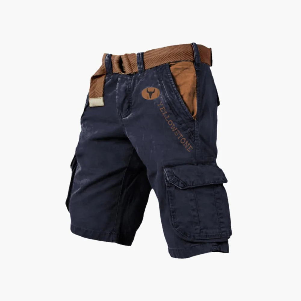 Pack de 4 bermudas cargo con 6 bolsillos - Ashton