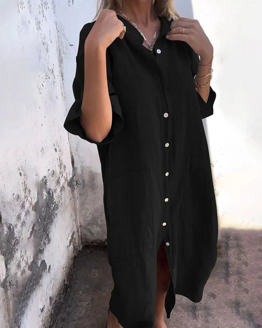 Pack de 4 Vestidos Camiseros Casual de Estilo Ibiza | Valerina™