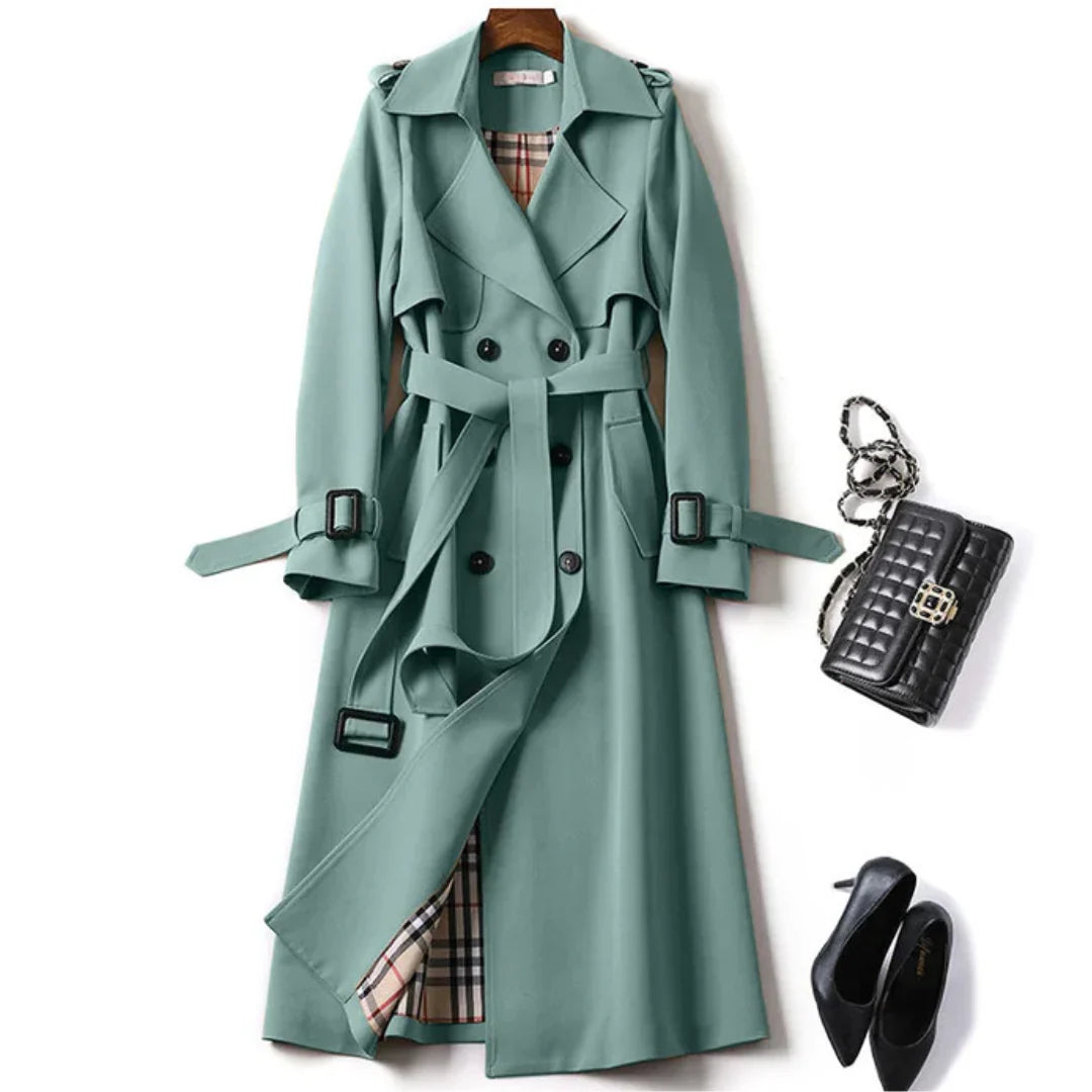 Isabella - Chique Dames Trenchcoat met Riem