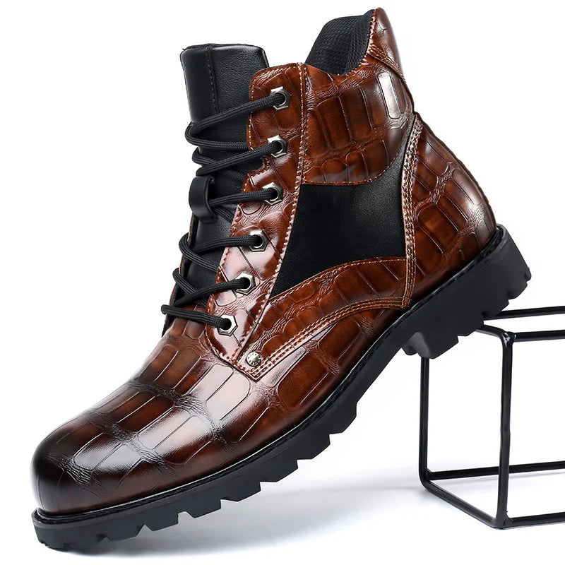 Bart™ | Botas de piel de cocodrilo