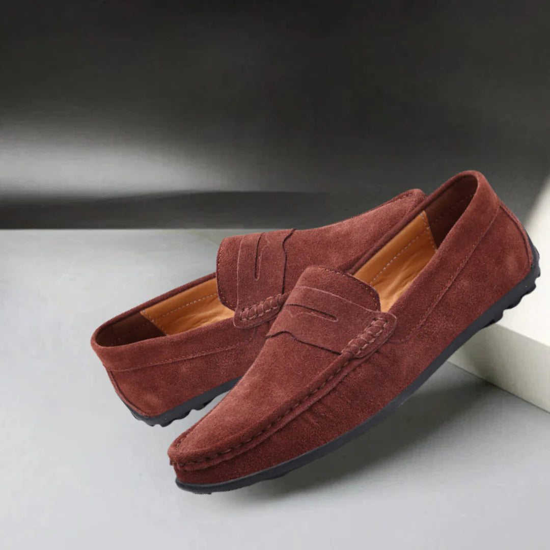 Enzo Milano™ - Mocasines de ante para hombre