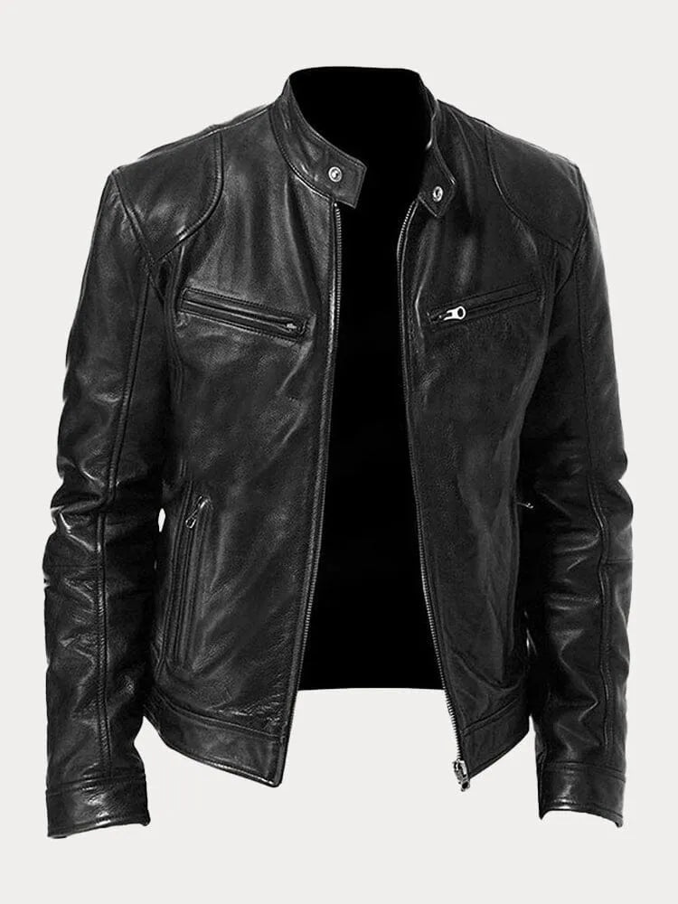 River™ – Chaqueta de cuero clásica para un estilo sin esfuerzo