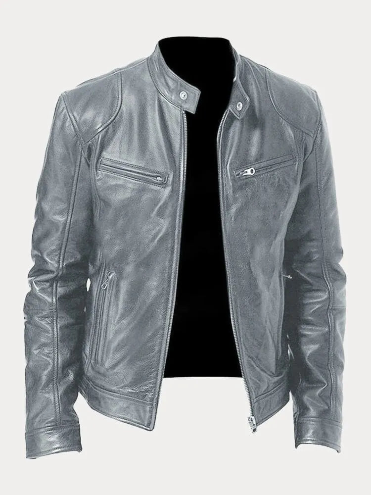 River™ – Chaqueta de cuero clásica para un estilo sin esfuerzo