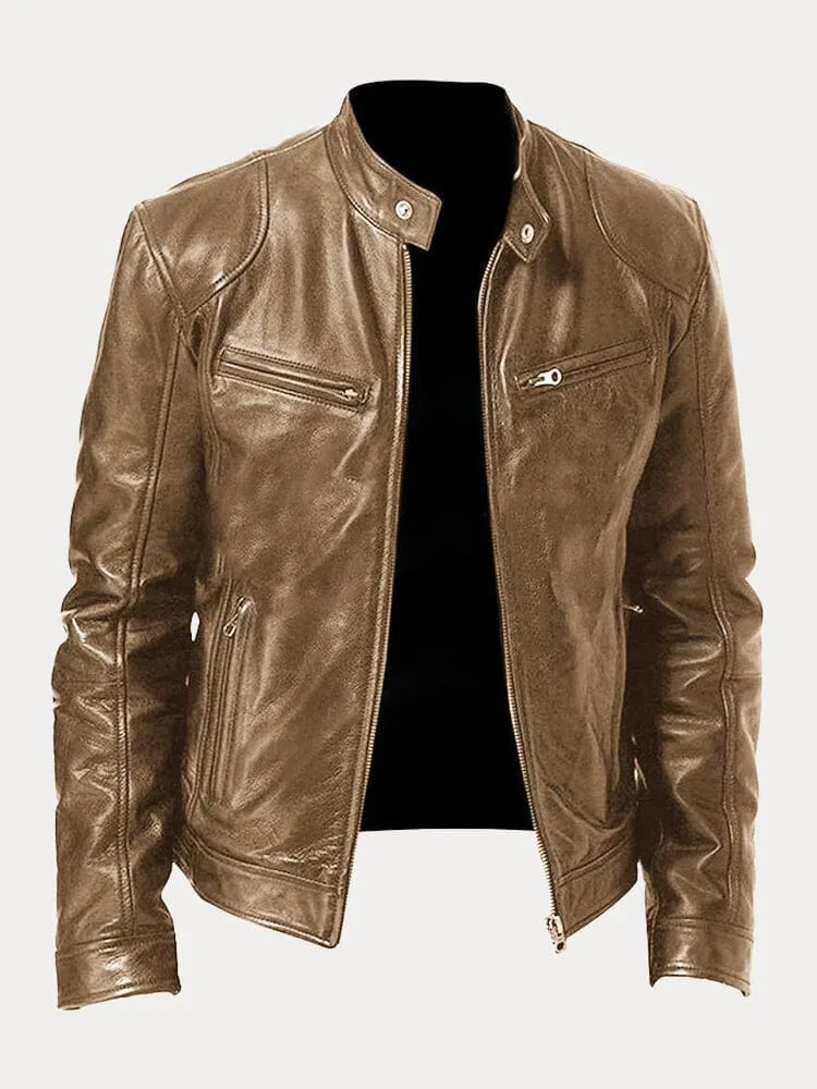 River™ – Chaqueta de cuero clásica para un estilo sin esfuerzo