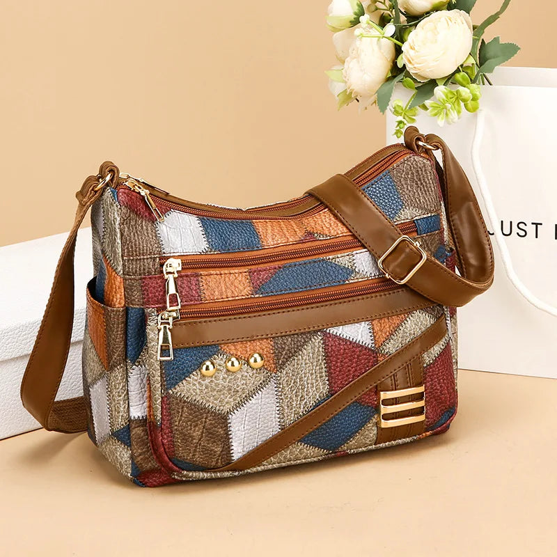 Alicia - Bolso bandolera de cuero hecho a mano