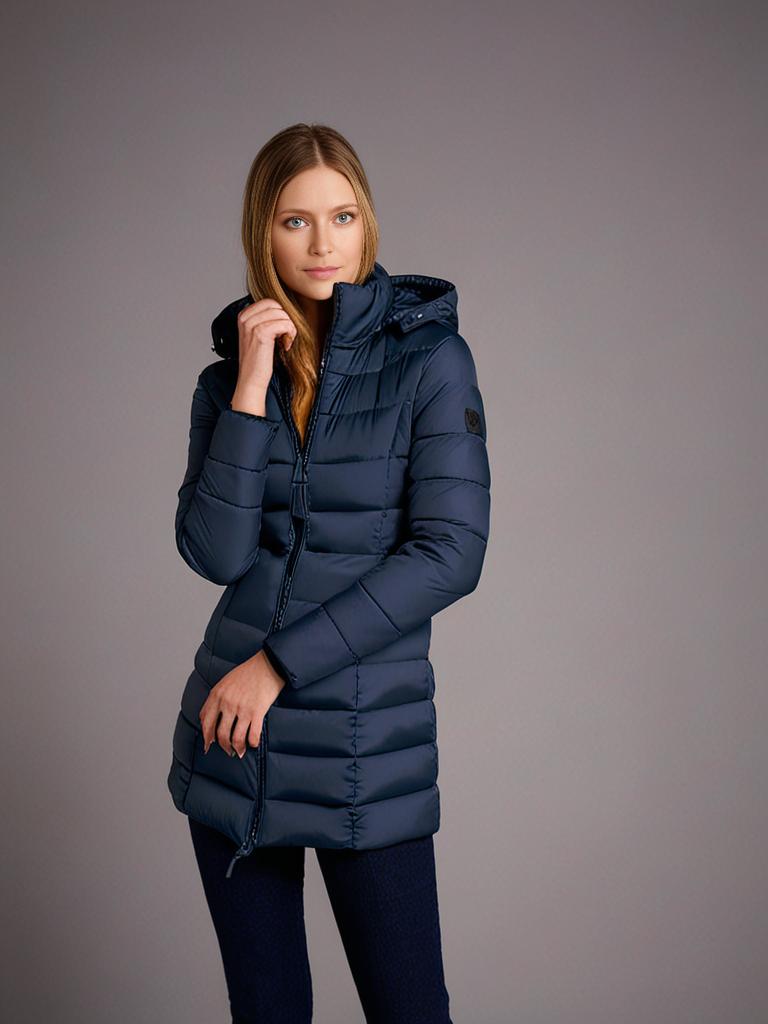 Mathilde - Warme & Gewatteerde Dames Winterjas