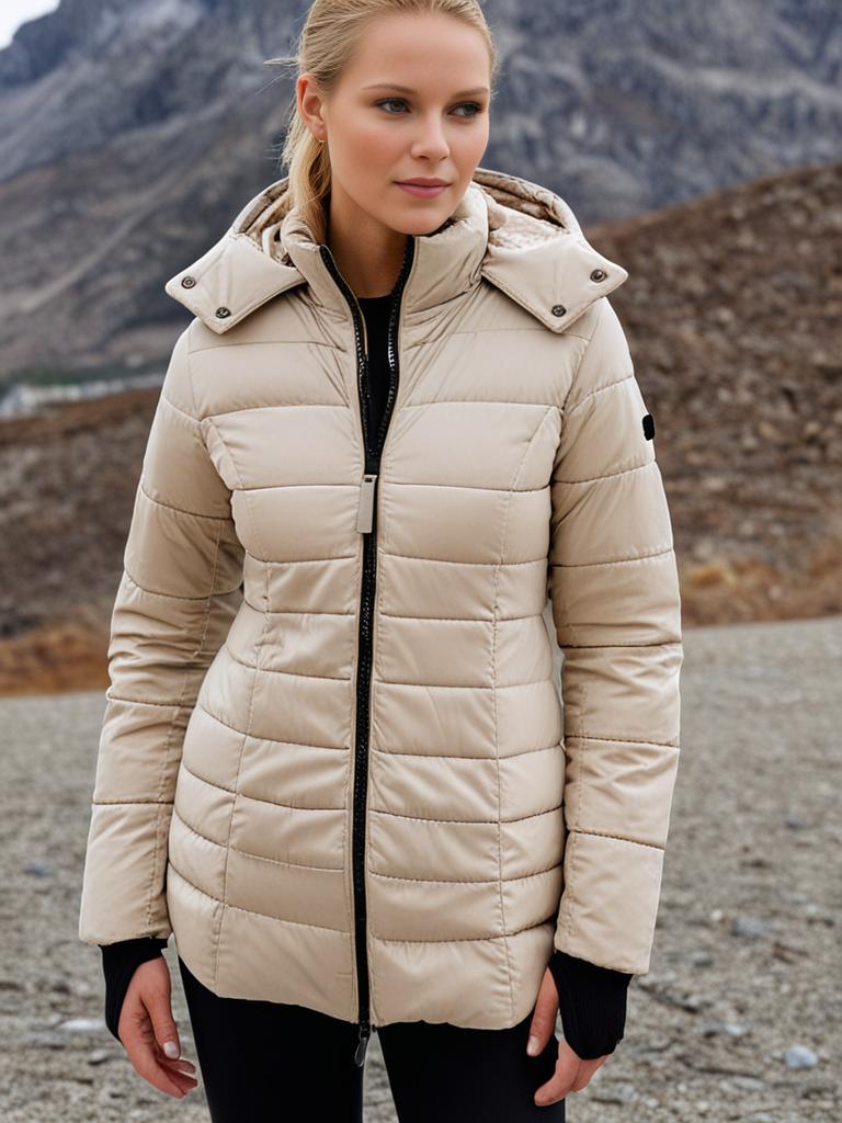 Mathilde - Warme & Gewatteerde Dames Winterjas
