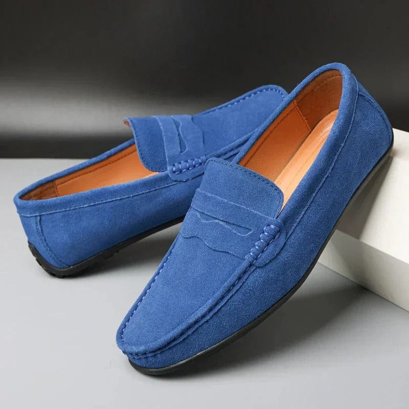 Enzo Milano™ - Mocasines de ante para hombre